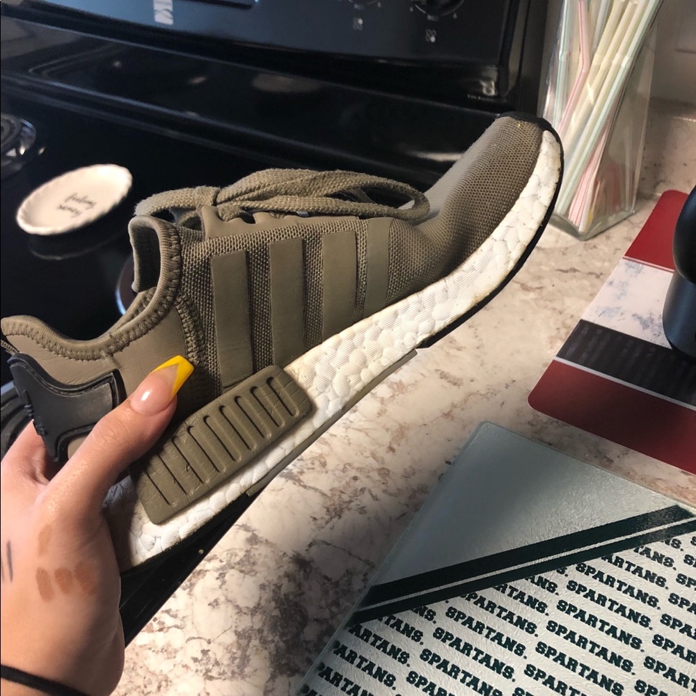 Adidas green NMDs
